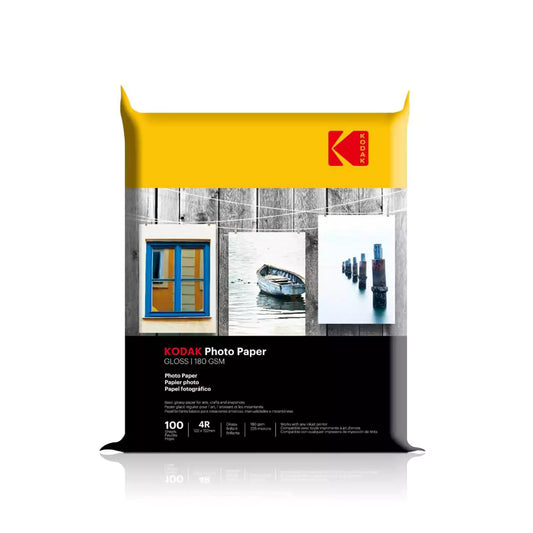 Kodak 180 GSM 4R Photo Paper100 Sheets Pack Front