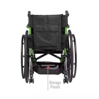 VMS Careline Foldable Sports Wheelchair LEISURE Features- Storage Pouch