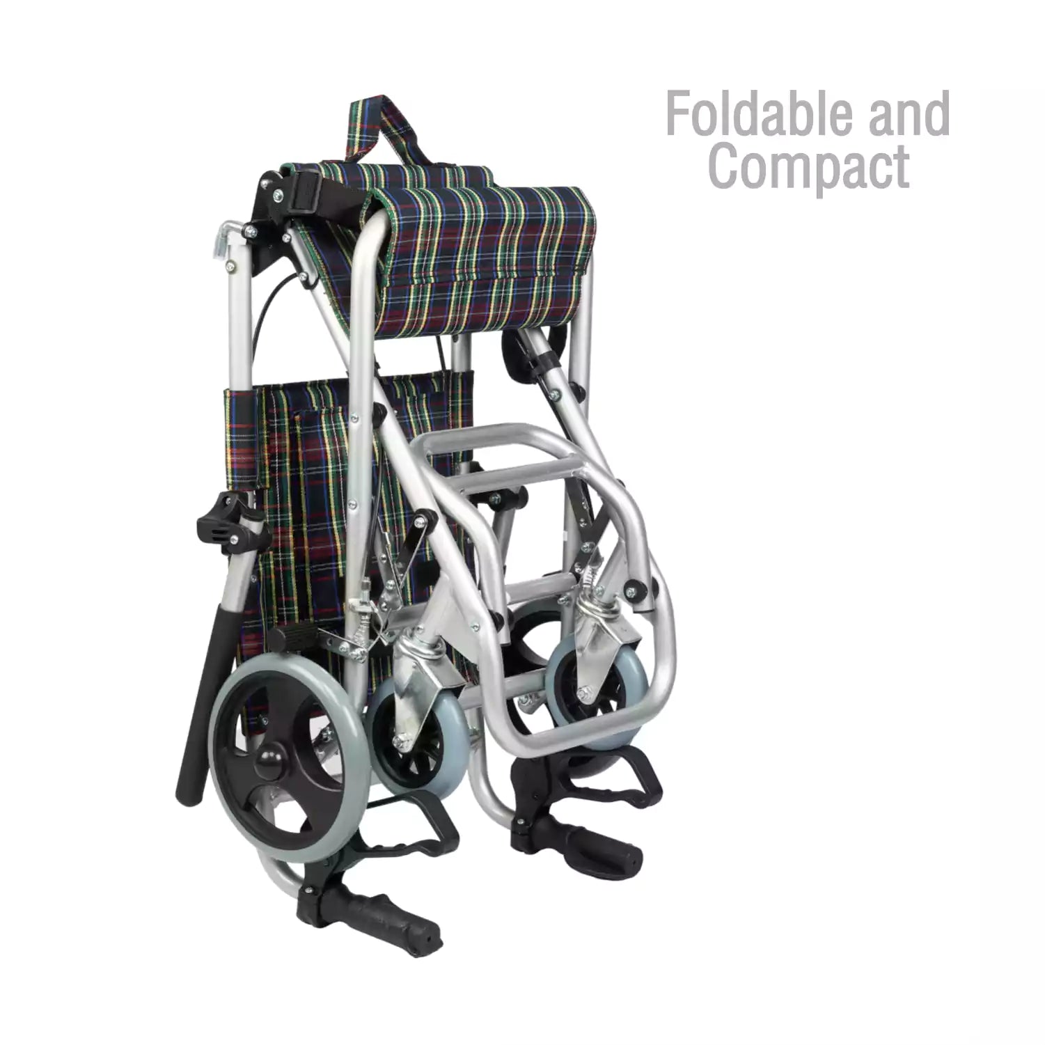 VMS Careline Foldable Transit Wheelchair TRIP - Foldable Compact