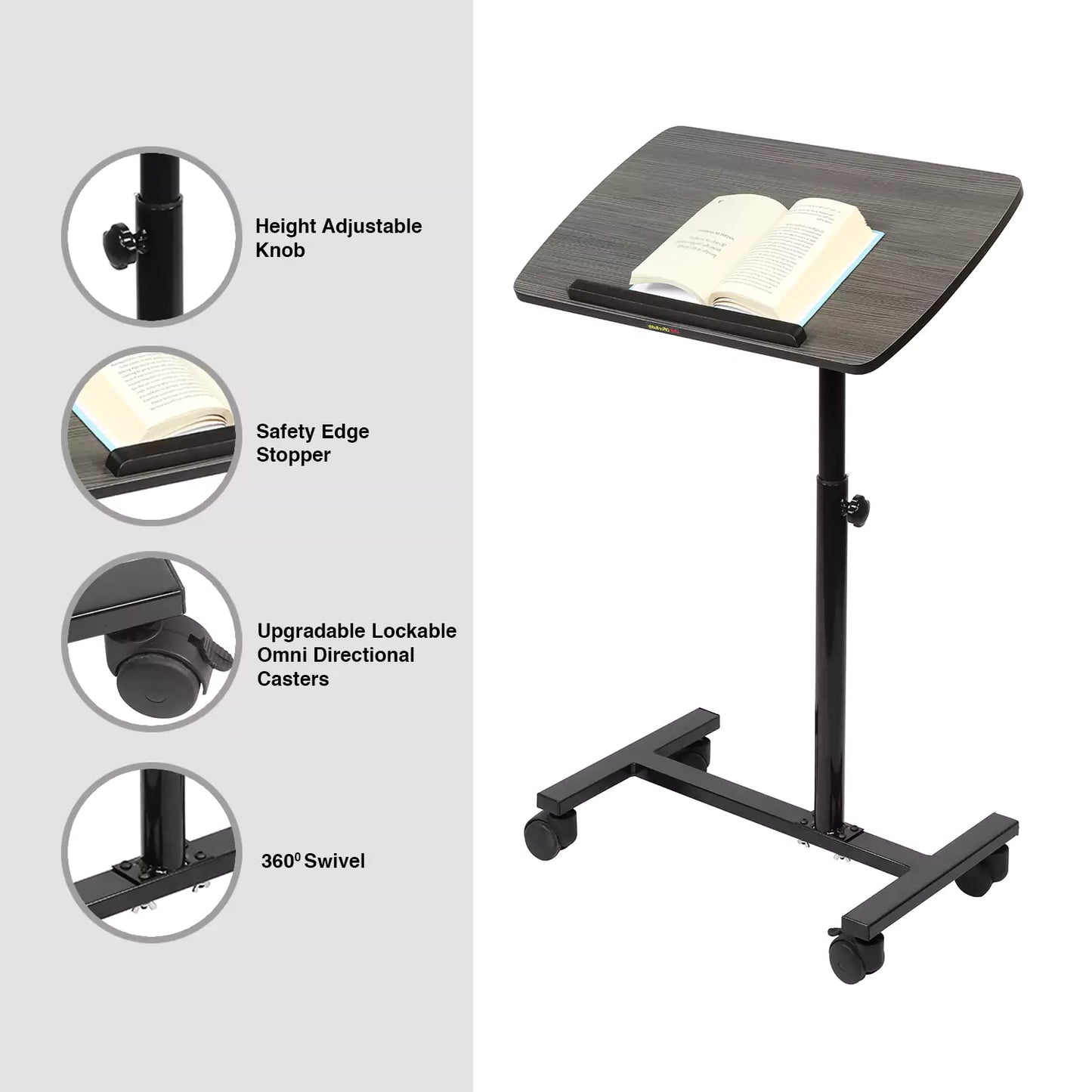 VMS OfficeBuddy Multi-Function Desk Features 