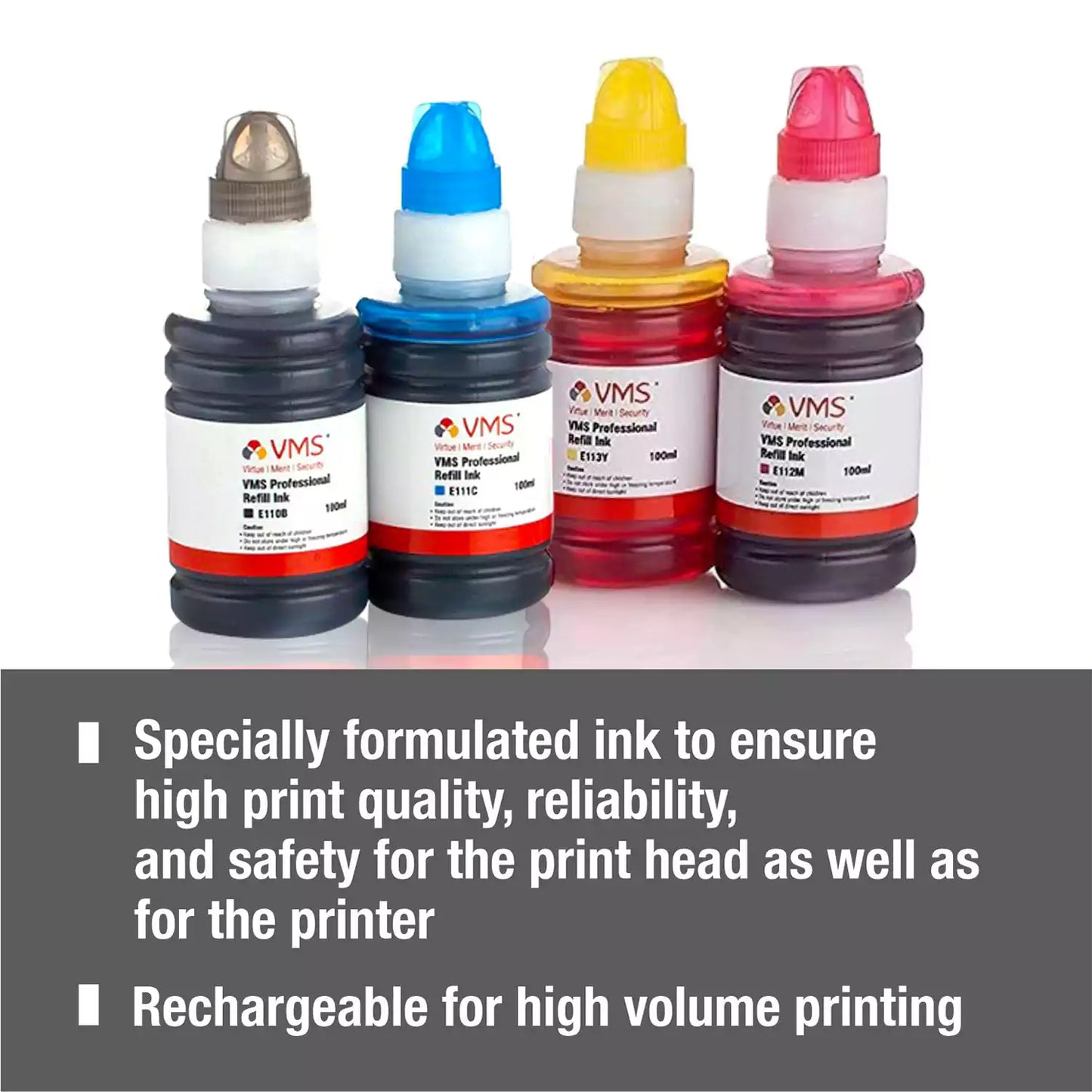 Revitalize Your Prints: VMS Professional 100ml Refill Ink for All ...