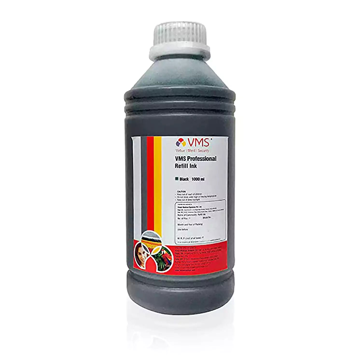 Buy VMS Professional Black 1Ltr Refill Ink Online | VMSCart - Reliable ...