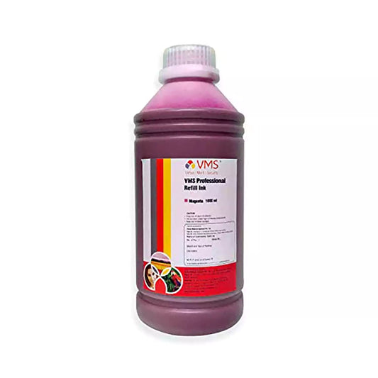 VMS Professional Magenta 1Ltr Refill Ink