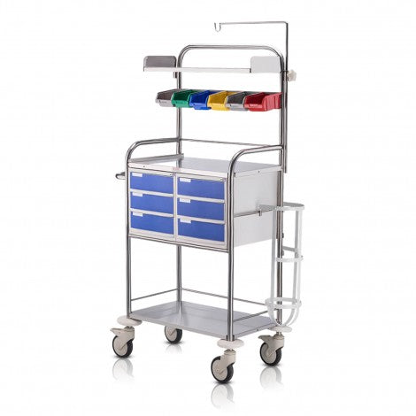 VMS Careline Crash Cart Trolley - VWE 1011